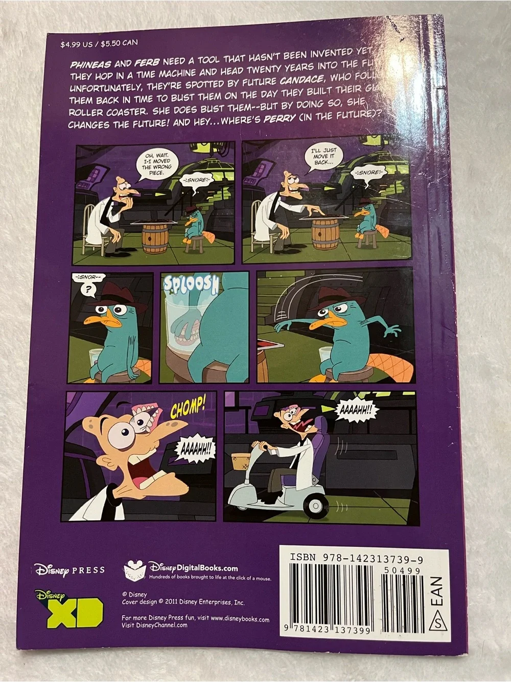 Disney Phineas and Ferb Quantum Boogaloo Comic Reader - Purple
